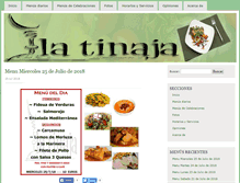 Tablet Screenshot of la-tinaja.com
